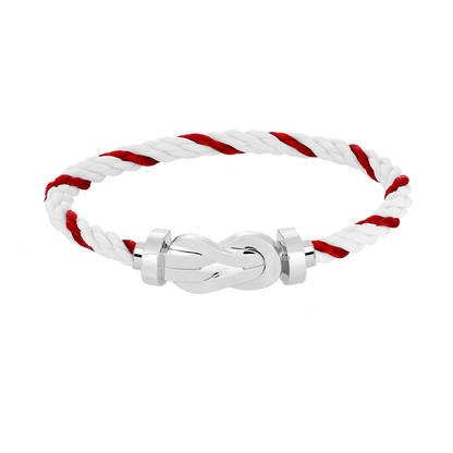 [AuraEcho]CHANCE LARGE 8 FIGURE BUCKLE NO DIAMOND BRACELET SILVER