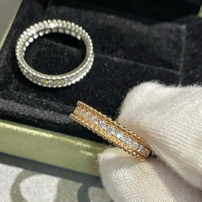 [AuraEcho]PERLEE DIAMOND SILVER RING