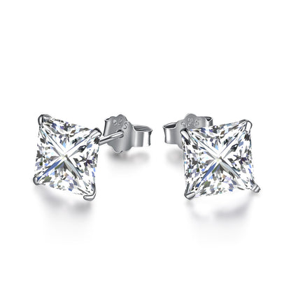 [AuraEcho]Ornate Square Shape Earrings