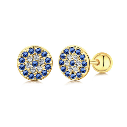 [AuraEcho]Devil's Eye Ear Bone Nail Earrings