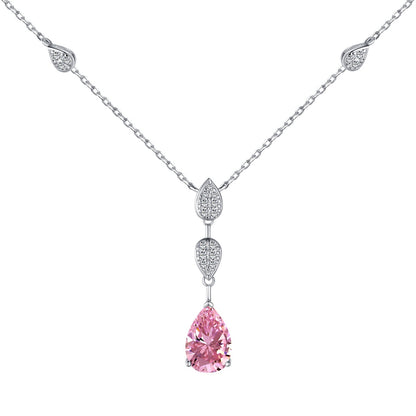 [AuraEcho]Dazzling Pear Cut Necklace