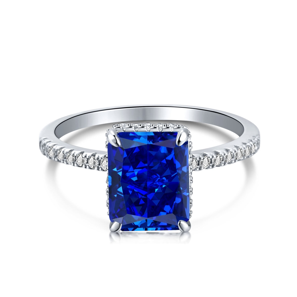 [AuraEcho]4.0 Carat Luxurious Engagement Ring