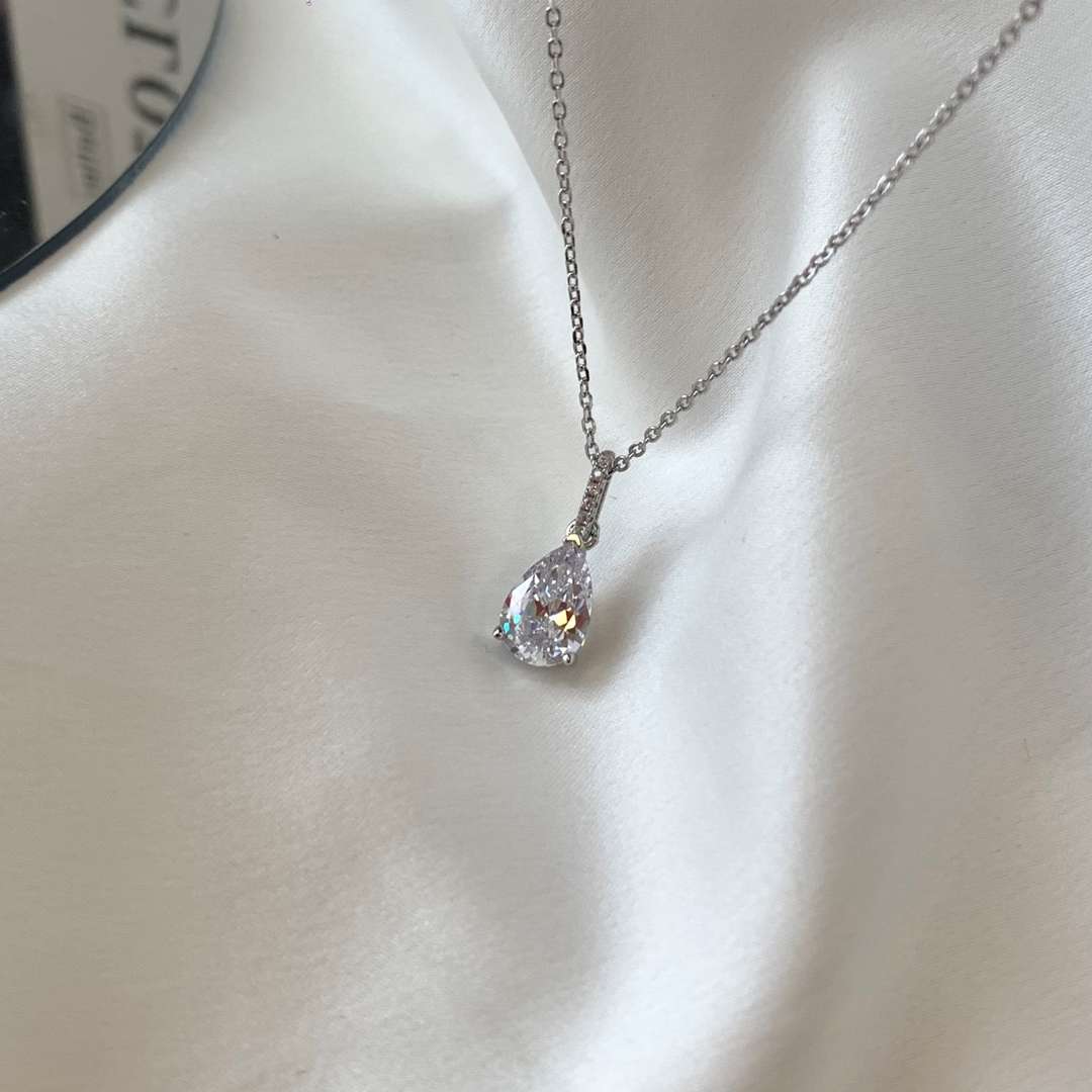 [AuraEcho]Delicate Water Drop Shape Fashion Necklace