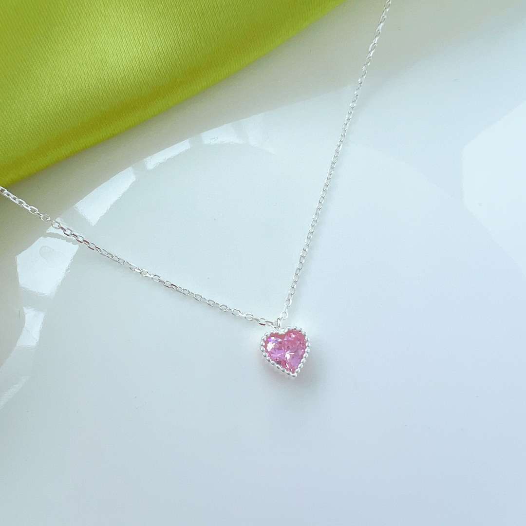 [AuraEcho]Ornate Heart Shape Necklace