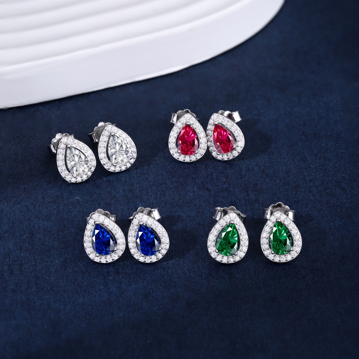 [AuraEcho]Luxurious Water Drop Shape Earrings