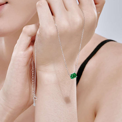 [AuraEcho]Luxurious Square Shape Colorful Necalack