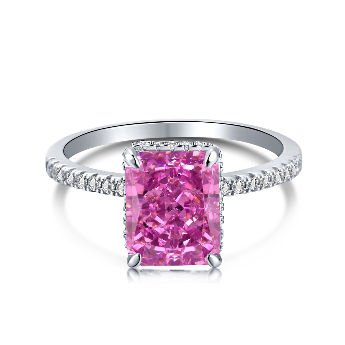 [AuraEcho]4.0 Carat Luxurious Engagement Ring