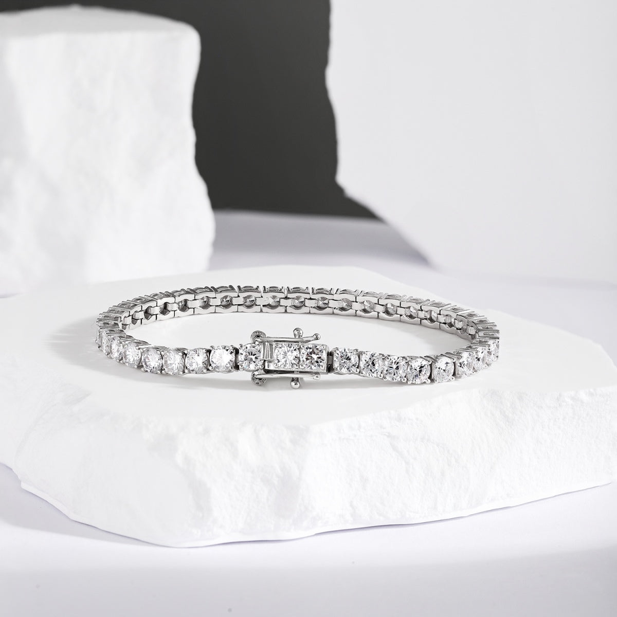 [AuraEcho]Radiant Colorful Round Cut Party Bracelet