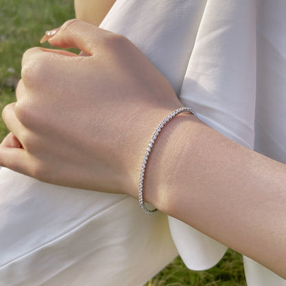 [AuraEcho]Radiant Colorful Round Cut Party Bracelet