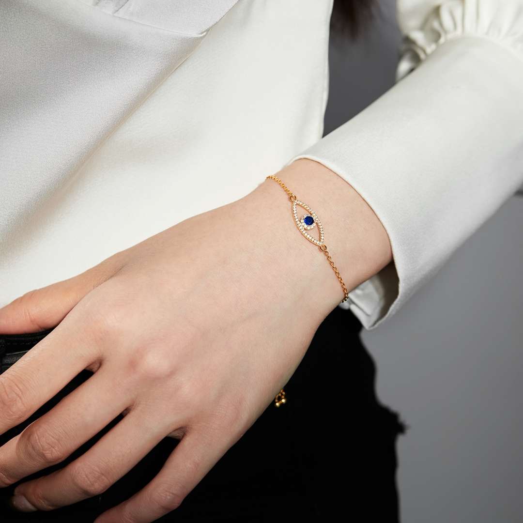 [AuraEcho]Devil's Eye Hollow Design Bracelet