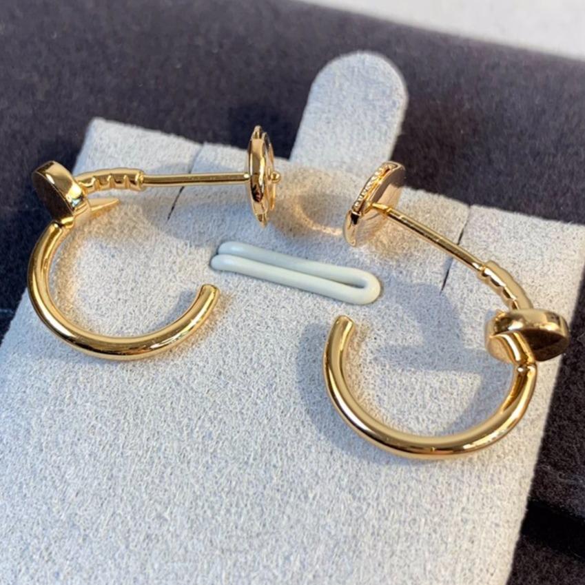 [AuraEcho]JUSTE EARRINGS PINK GOLD