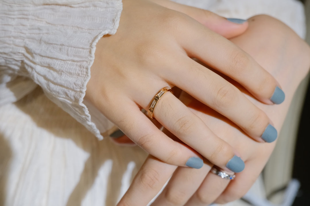 [AuraEcho]LOVE RING 2.65MM DIAMOND