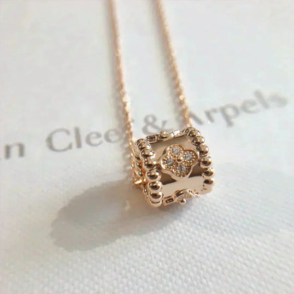 [AuraEcho]PERLEE PEDANT NECKLACE GOLD / ROSE GOLD
