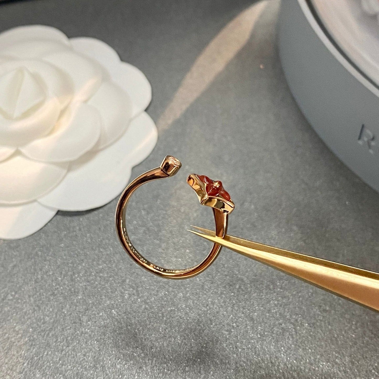 [AuraEcho]STAR 1 DIAMOND OPEN RING