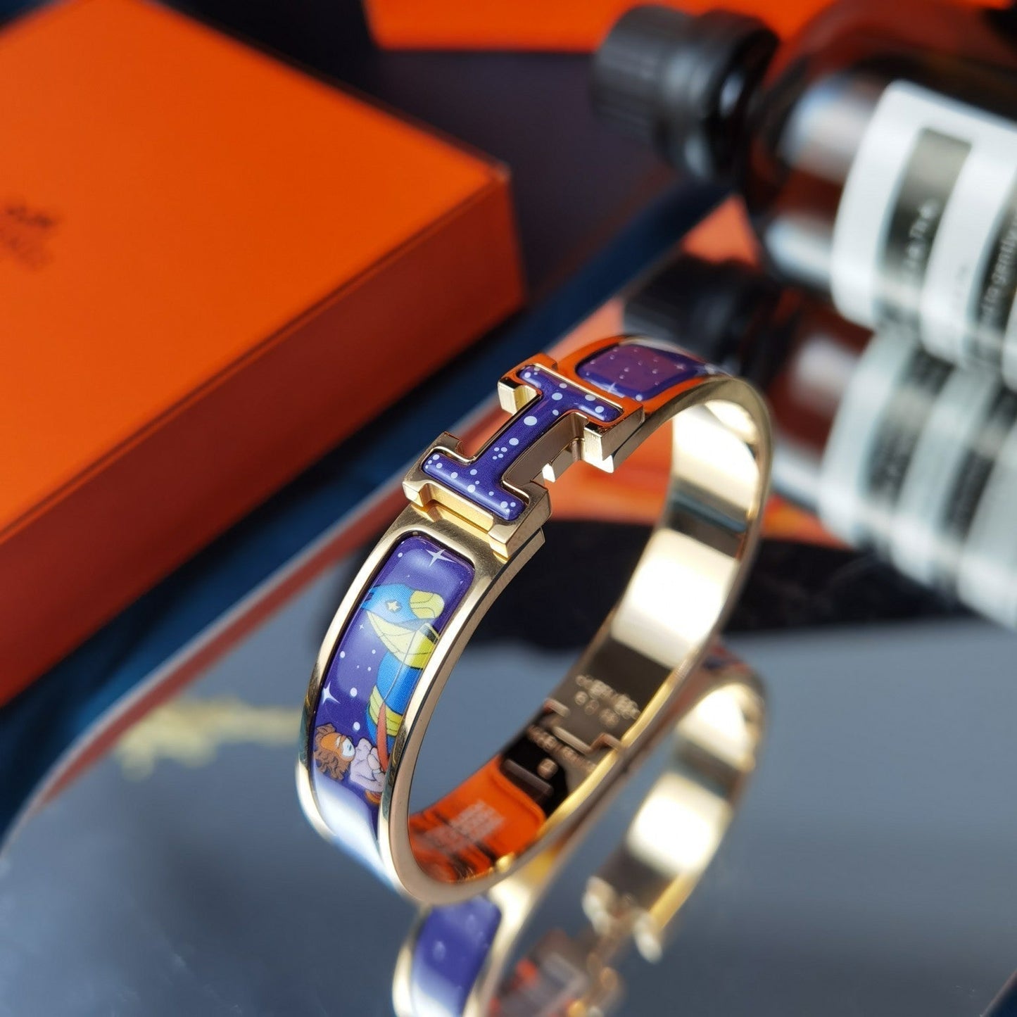 [AuraEcho]H STAR AND MOON BRACELET 12MM