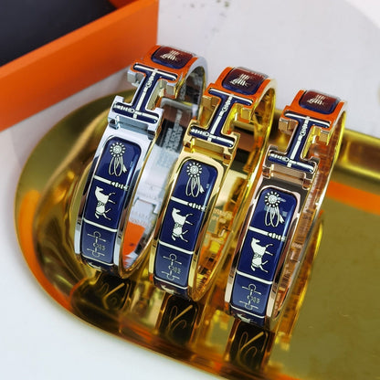 [AuraEcho]H COUVERTURES DARK BLUE BRACELET