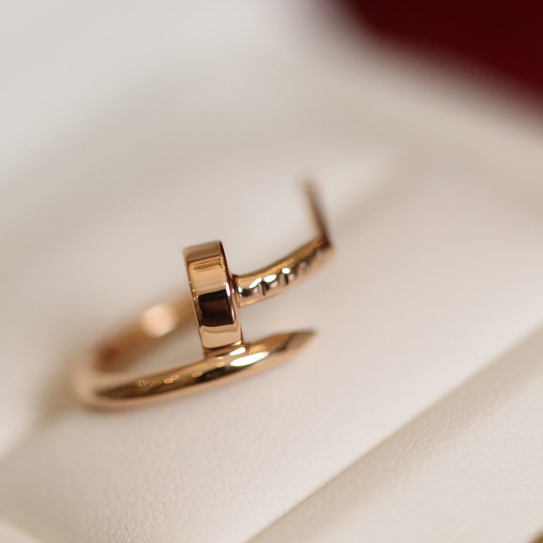 [AuraEcho]JUSTE EARRINGS PINK GOLD