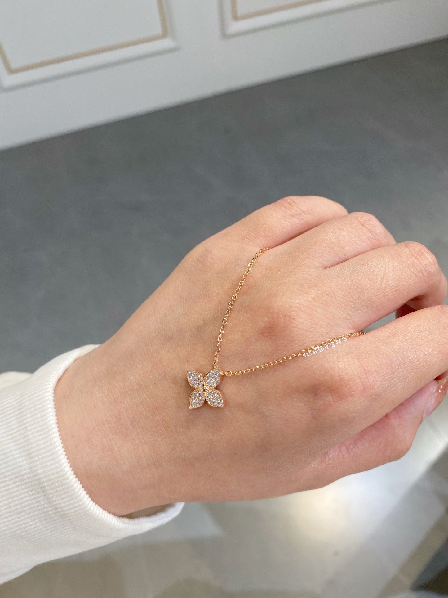 [AuraEcho]STAR DIAMOND NECKALCE