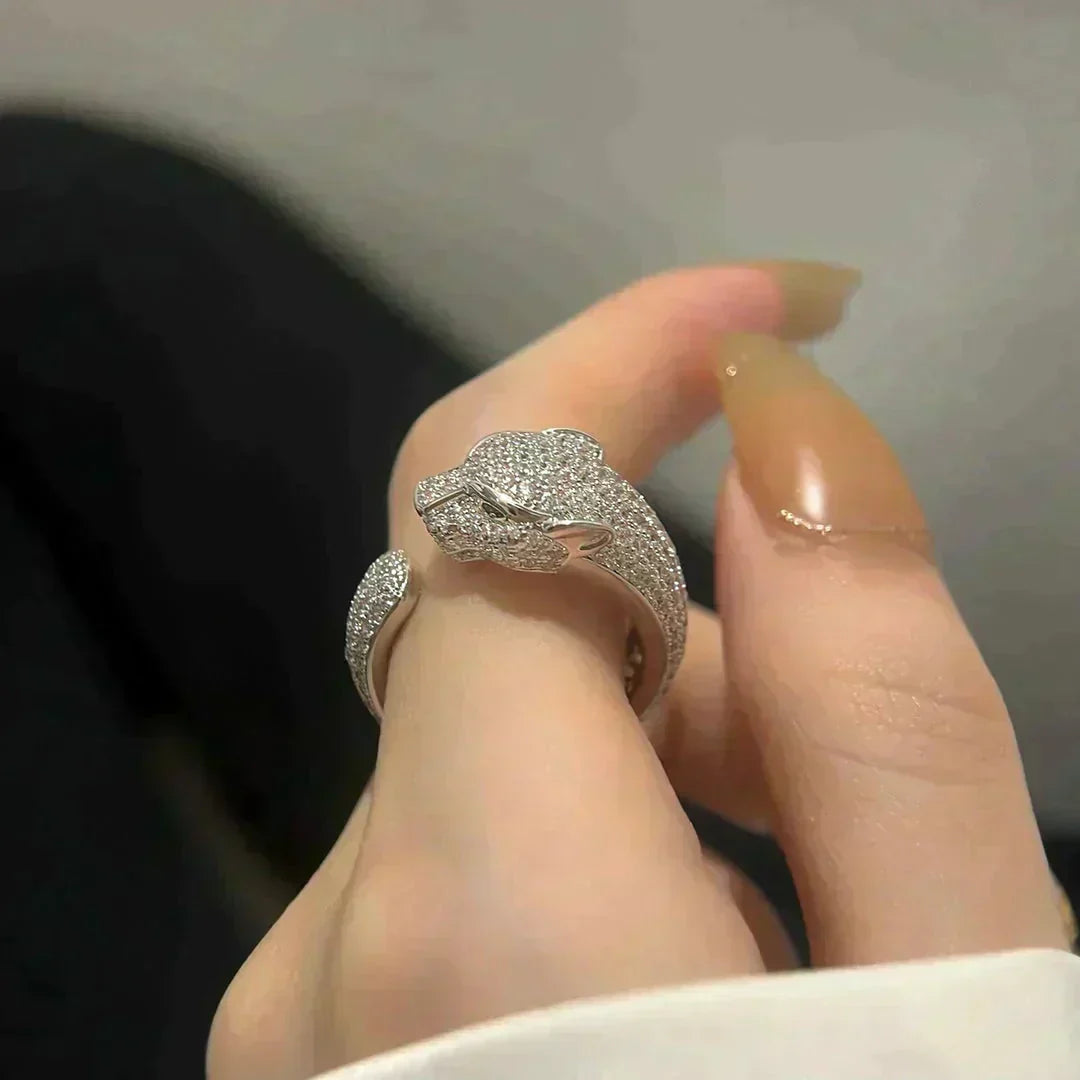 [AuraEcho]PANTHERE 5.5MM ALL DIAMOND RING