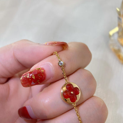 [AuraEcho]SUN PEDANT CARNELIAN BRACELET