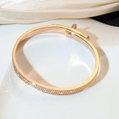 [AuraEcho]KELLY BRACELET DIAMOND PAVED