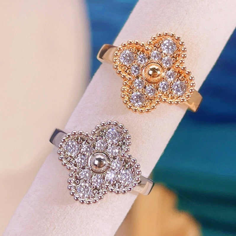 [AuraEcho]CLOVER DIAMOND RING
