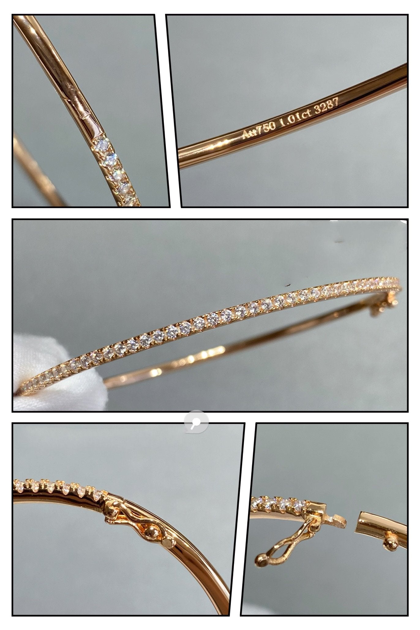 [AuraEcho]MINI DIAMOND TENNIS BRACELET