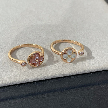 [AuraEcho]SUN 1 DIAMOND PINK MOP RING