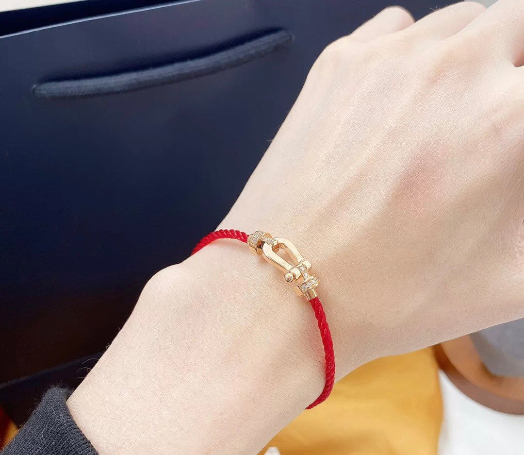 [AuraEcho]FORCE 10 HALF DIAMOND PINK GOLD RED CORDERI LARGE AND MEDIUM MODEL