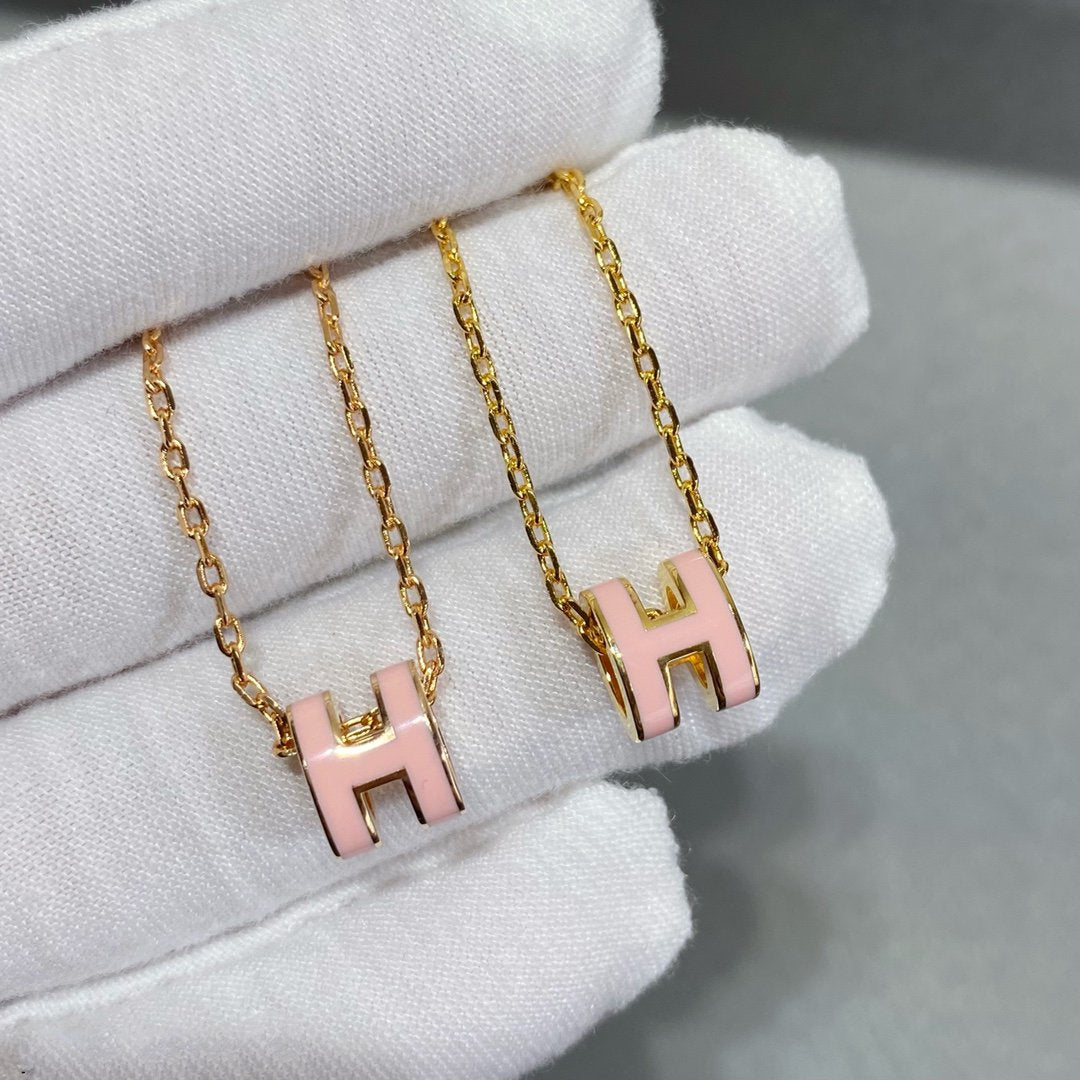 [AuraEcho]MINI POP H NECKLACE