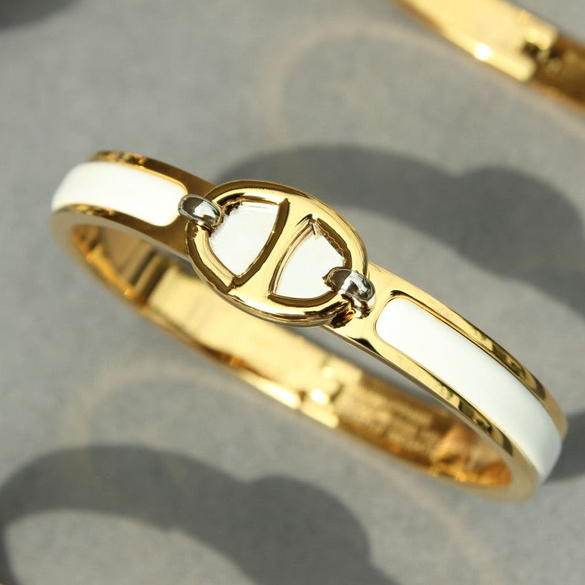[AuraEcho]CLIC CHAINE GOLD BRACELET