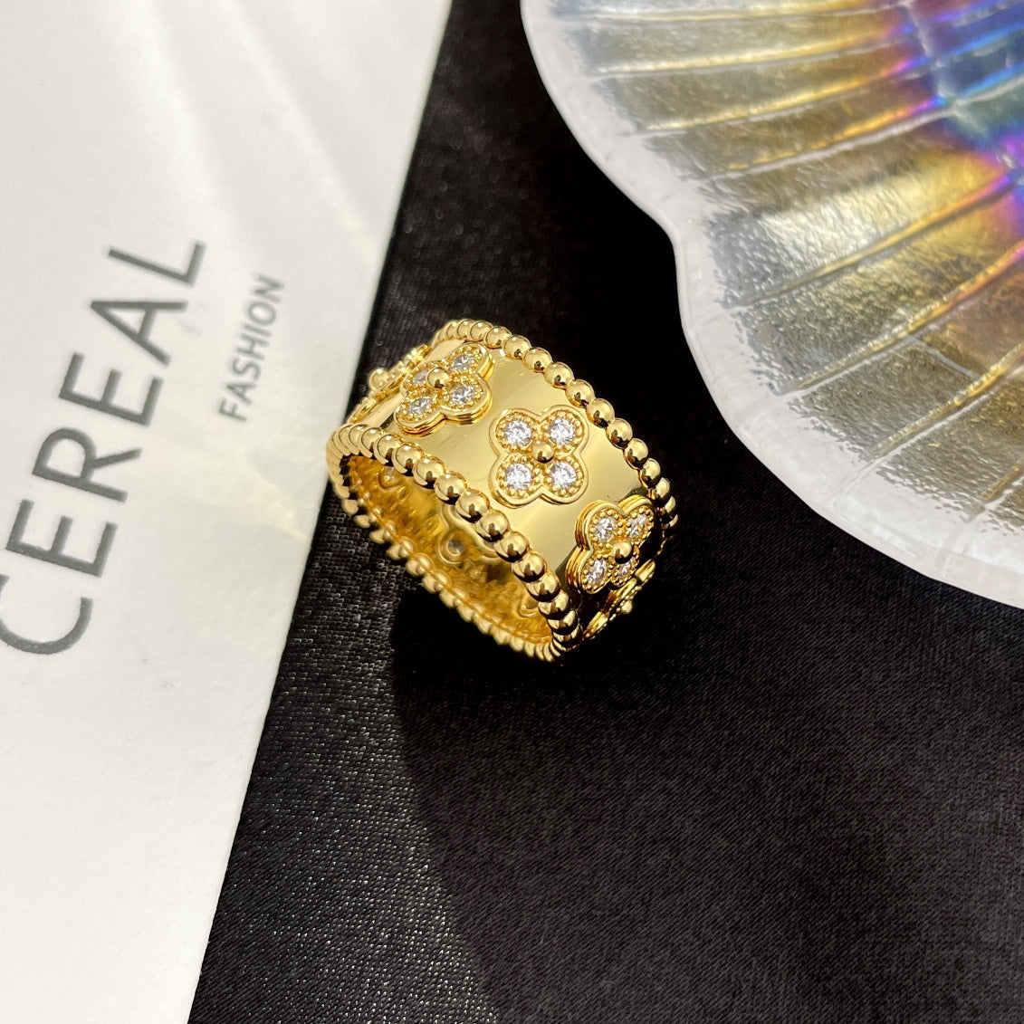[AuraEcho]PERLEE DIAMOND LARGE RING