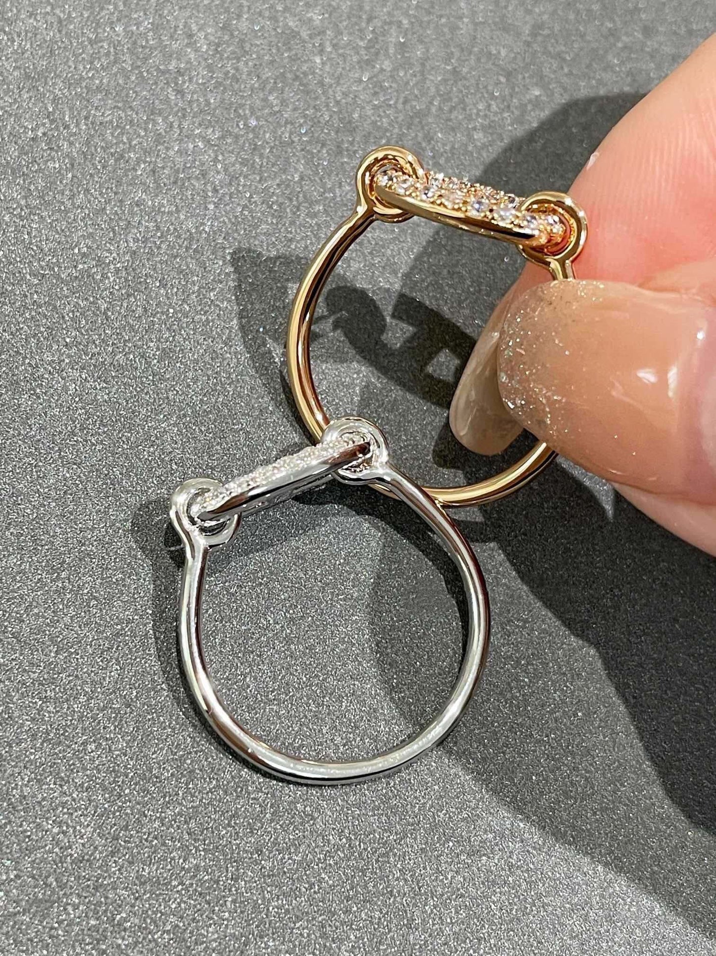 [AuraEcho]RONDE SMALL DIAMOND RING