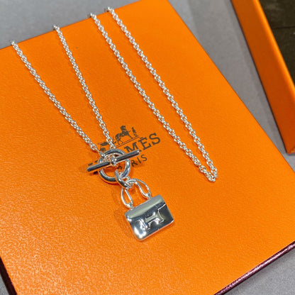 [AuraEcho]CONSTANCE PEDANT SILVER NECKLACE