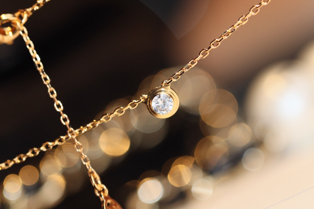 [AuraEcho]DAMOUR DIAMOND NECKLACE