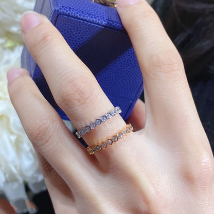 [AuraEcho]BEE LOVE DIAMOND PAVED SMALL RING