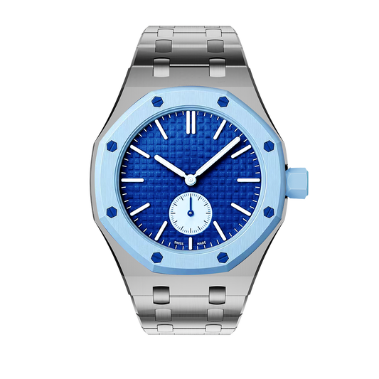 Oak Pop Exclusive Silver Steel Strap