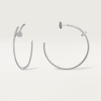 [AuraEcho]JUSTE FULL DIAMOND LARGE EARRINGS
