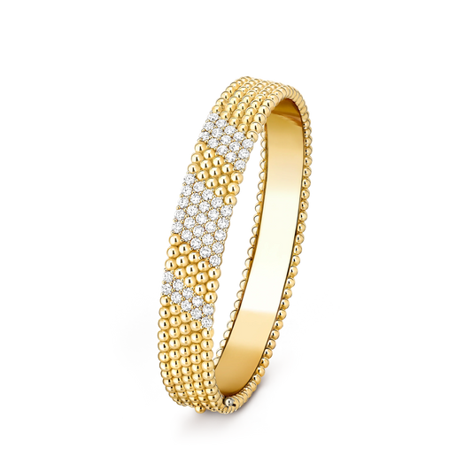 [AuraEcho]  FIVE-ROW DIAMOND BRACELET