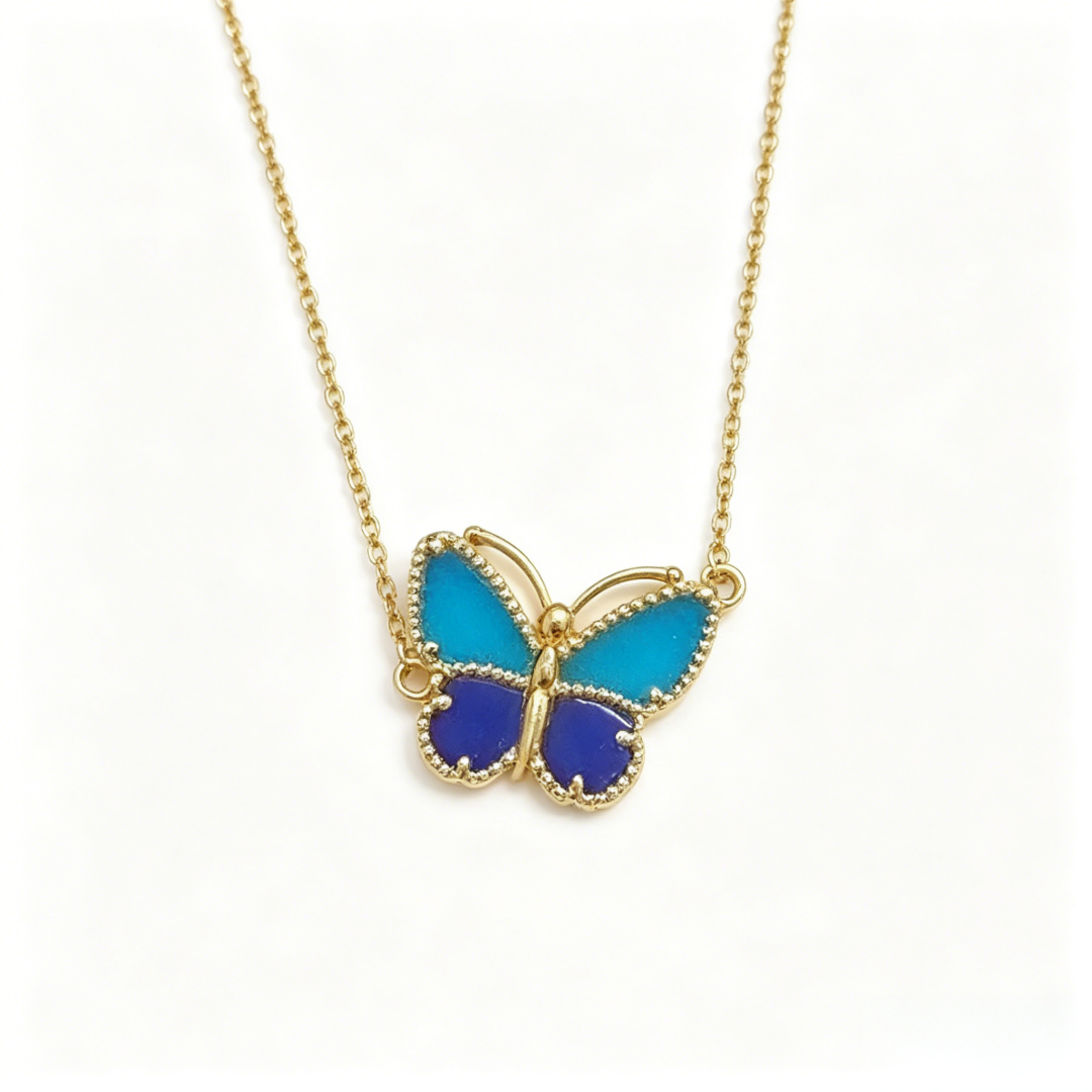 [AuraEcho] 2026 NEW LUCKY BUTTERFLY 1 MOTIFS NECKLACE