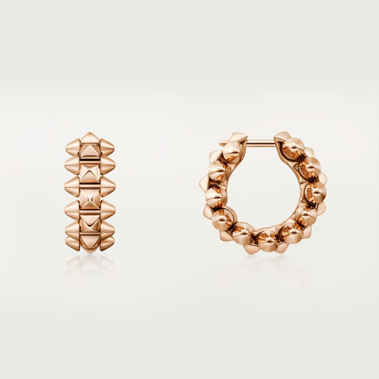 [AuraEcho]CLASH MINI HOOP EARRINGS