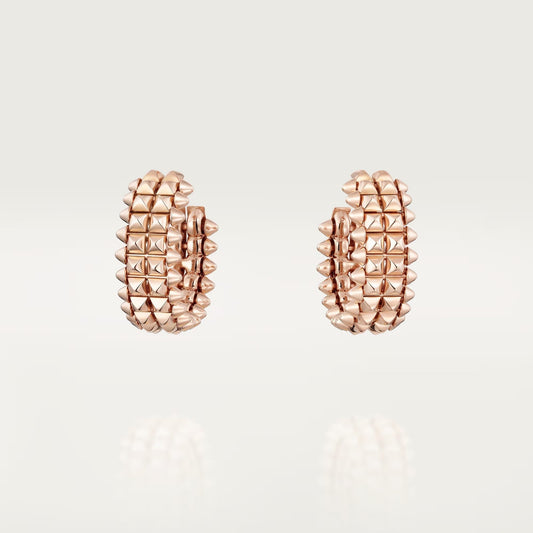 [AuraEcho]CLASH 9.2MM DOUBLE ROW EARRINGS