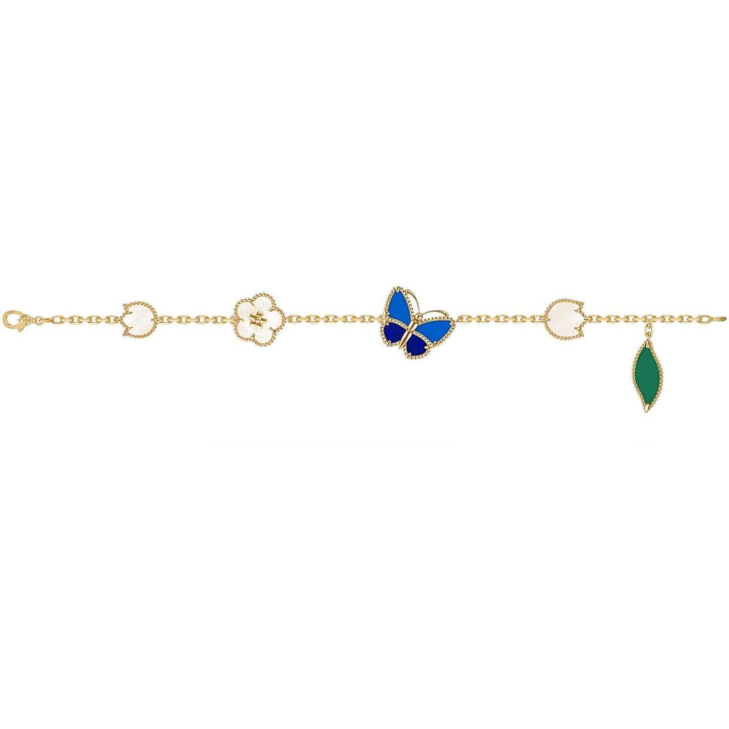 [AuraEcho]LUCKY SPRING BUTTERFLY 5 MOTIF BRACELET
