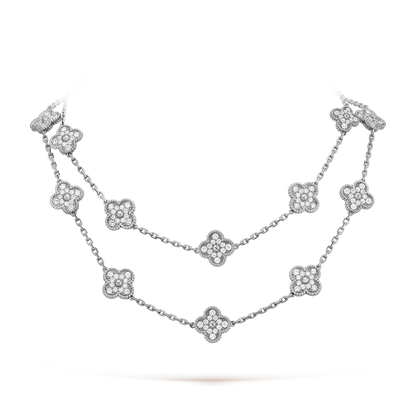 [AuraEcho]CLOVER 20 MOTIFS DIAMOND SILVER