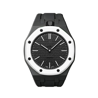 Oak Pop Exclusive Black Silicone Strap