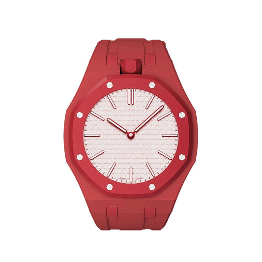 Oak Pop Exclusive Red Silicone Strap
