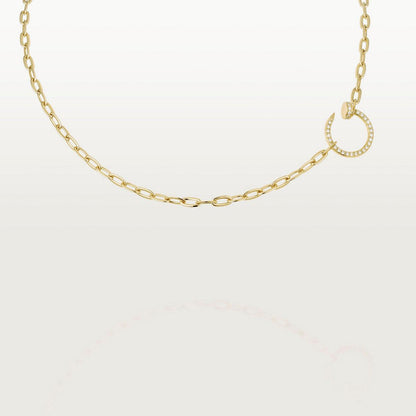 [AuraEcho]JUSTE NECKLACE FULL DIAMONDS