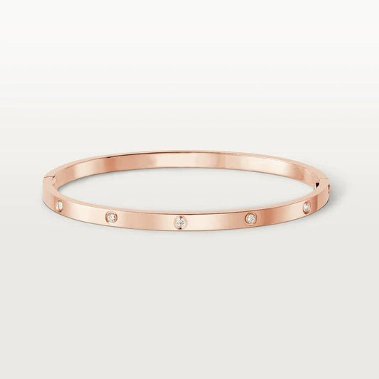 [AuraEcho]LOVE BRACELET 3.65MM 10 DIAMONDS