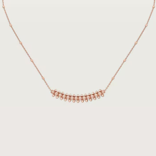 [AuraEcho]CLASH  SMALL FULL DIAMOND NECKLACE