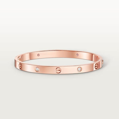 [AuraEcho]LOVE BRACELET 4.8MM 4 DIAMONDS